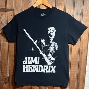 Jimi Hendrix Black Graphic T-Shirt